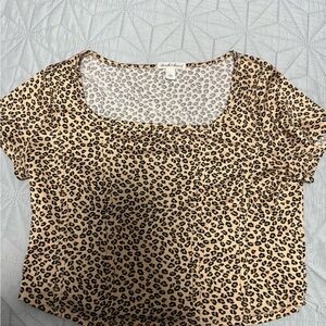 Leopard Print Blouse